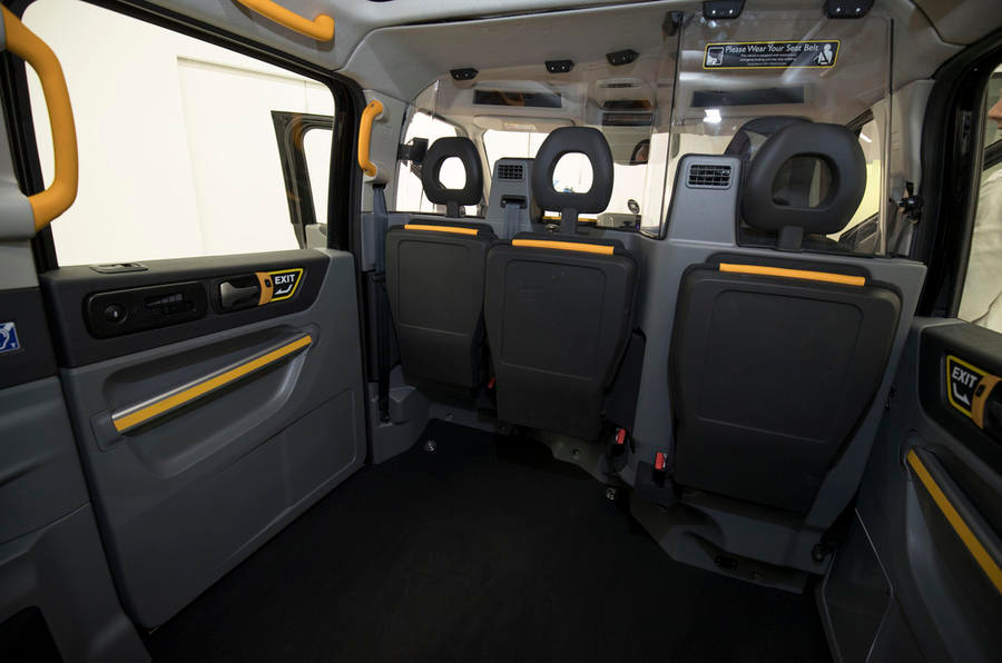 Black Cab Tours of London - zero emissions black cab taxi - Inside